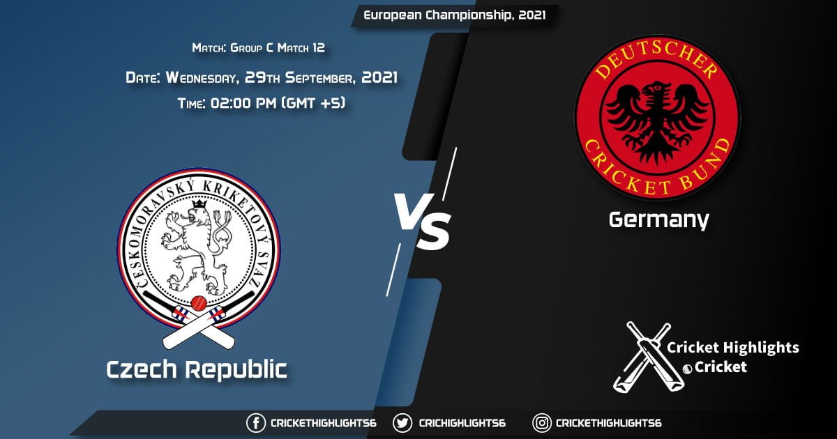 CZR vs GER Live Score Match 12 - Group C, Playing 11 Live Match Today, September 29, 2021, European Championship, 2021