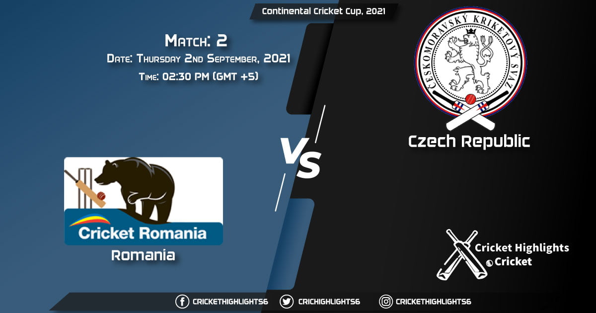 CZR vs HUN Live Score Match 2, Playing 11 Live Match Today, September 2, 2021, Continental Cricket Cup, 2021