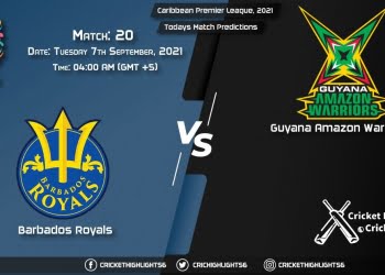 Caribbean Premier League, 2021, Match 20 BR vs GUY, Playing 11 & Today's Match Predictions