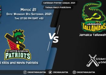 Caribbean Premier League, 2021, Match 21 SKN vs JAM, Playing 11 & Today's Match Predictions