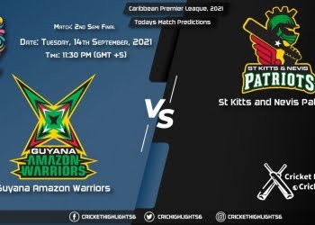 Caribbean Premier League, 2021, Match 2nd Semi-Final GUY vs SKN, Playing 11 & Today's Match Predictions