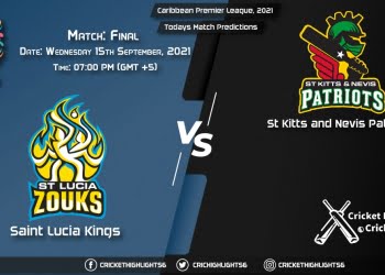 Caribbean Premier League, 2021, Match Final SLK vs SKN, Playing 11 & Today's Match Predictions