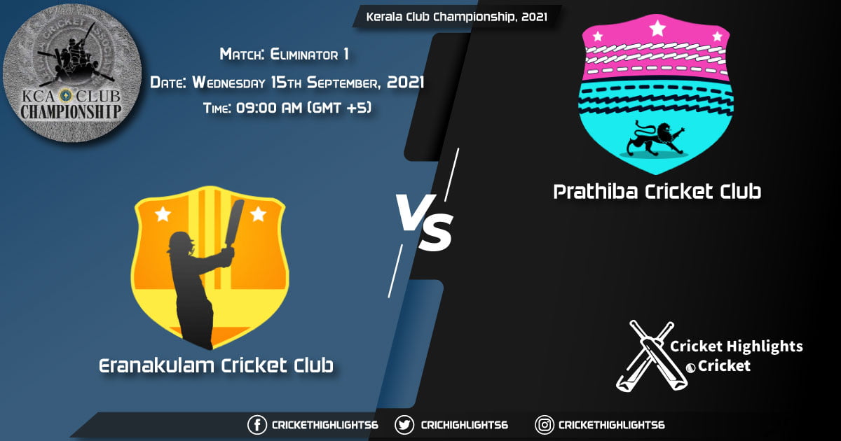 ENC vs PRC Live Score Match Eliminator 1, Playing 11 Live Match Today, September 15, 2021, Kerala Club Championship, 2021