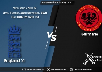 ENG XI vs GER Live Score Match 10 - Group C, Playing 11 Live Match Today, September 28, 2021, European Championship, 2021