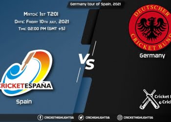 ESP vs GER Live Score Match 1st T20I, Playing 11 Live Match Today, September 10, 2021, Germany tour of Spain, 2021