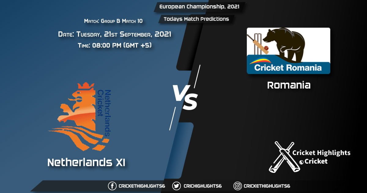 European Championship, 2021, Group B - Match 10 NED XI vs ROM, Playing 11 & Today's Match Predictions