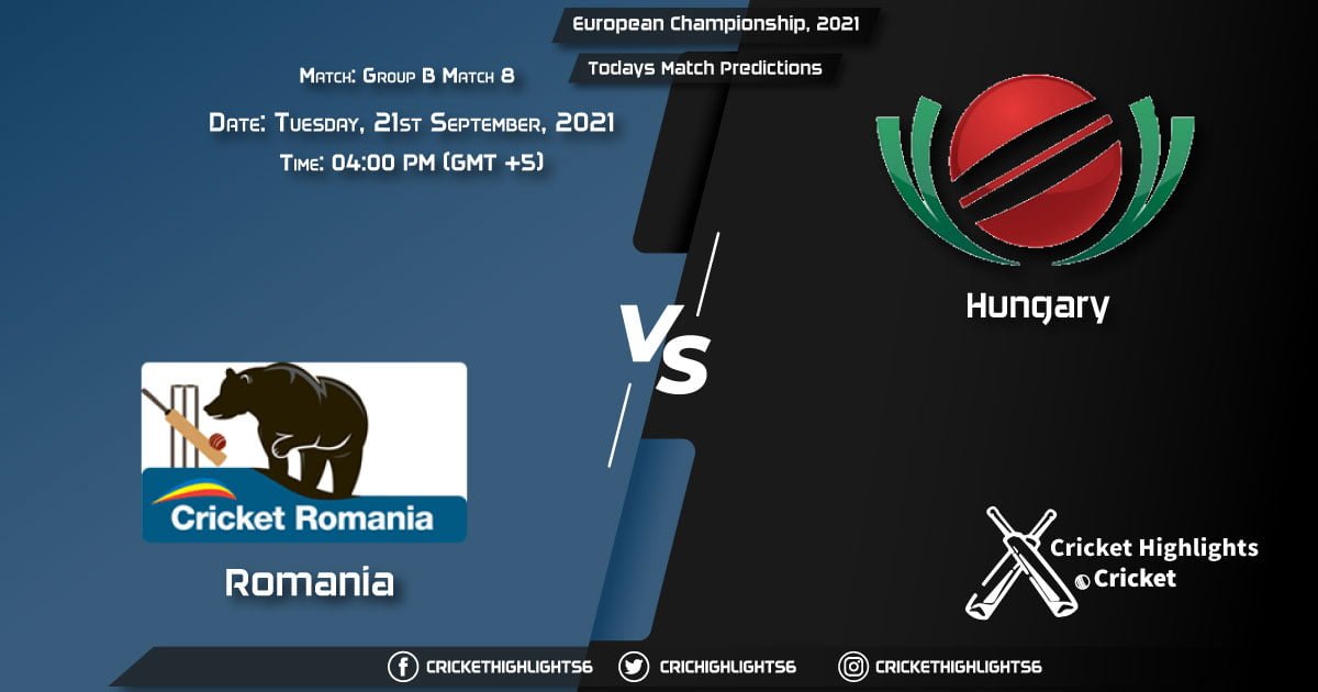 European Championship, 2021, Group B - Match 8 ROM vs HUN, Playing 11 & Today's Match Predictions