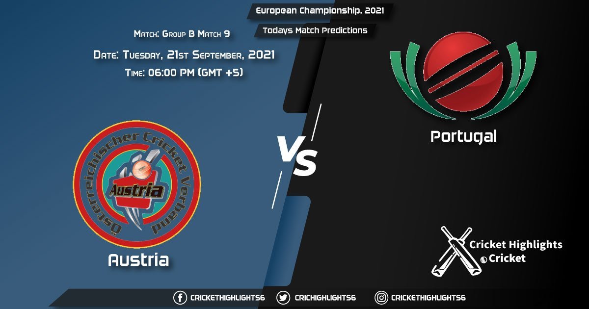 European Championship, 2021, Group B - Match 9 AUT vs POR, Playing 11 & Today's Match Predictions