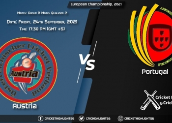 European Championship, 2021, Group B - Match Qualifier 2 AUT vs POR, Playing 11 & Today's Match Predictions