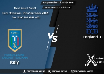European Championship, 2021, Group C - Match 11 ITA vs ENG XI, Playing 11 & Today's Match Predictions