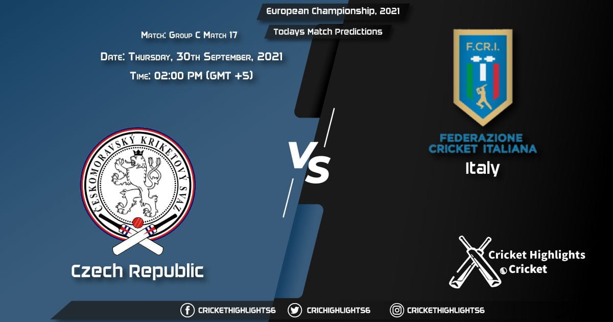 European Championship, 2021, Group C - Match 17 CZR vs ITA, Playing 11 & Today's Match Predictions