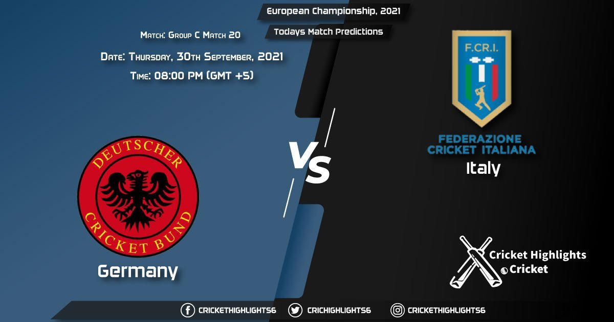 European Championship, 2021, Group C - Match 20 GER vs ITA, Playing 11 & Today's Match Predictions