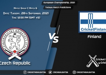 European Championship, 2021, Group C - Match 6 CZR vs FIN, Playing 11 & Today's Match Predictions