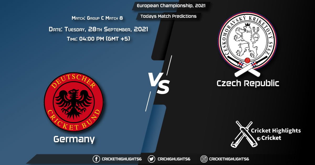 European Championship, 2021, Group C - Match 8 GER vs CZR, Playing 11 & Today's Match Predictions