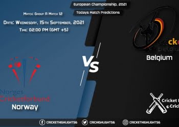 European Championship, 2021, Match 12 NOR vs BEL, Playing 11 & Today's Match Predictions