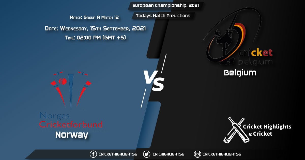 European Championship, 2021, Match 12 NOR vs BEL, Playing 11 & Today's Match Predictions