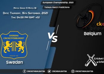 European Championship, 2021, Match 18 SWE vs BEL, Playing 11 & Today's Match Predictions