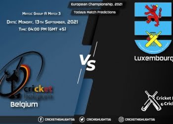 European Championship, 2021, Match 3 BEL vs LUX, Playing 11 & Today's Match Predictions