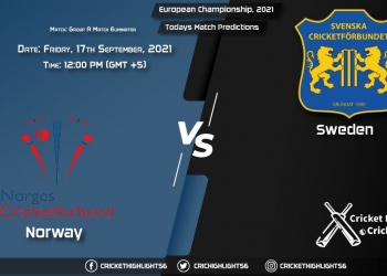 European Championship, 2021, Match Eliminator NOR vs SWE, Playing 11 & Today's Match Predictions