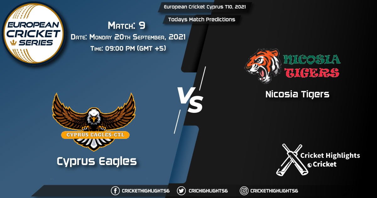 European Cricket Cyprus T10, 2021, Match 10 CES vs NCT, Playing 11 & Today's Match Predictions