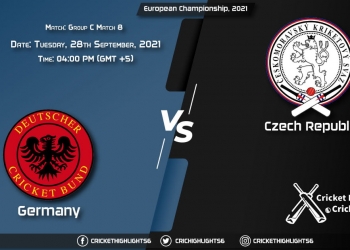 GER vs CZR Live Score Match 8 - Group C, Playing 11 Live Match Today, September 28, 2021, European Championship, 2021