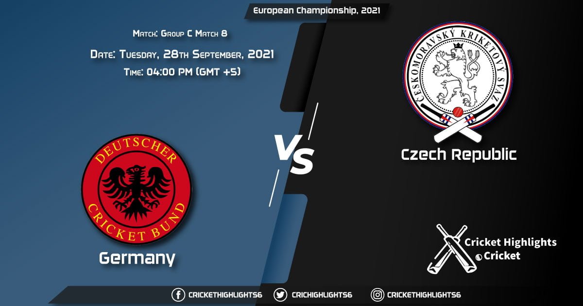 GER vs CZR Live Score Match 8 - Group C, Playing 11 Live Match Today, September 28, 2021, European Championship, 2021