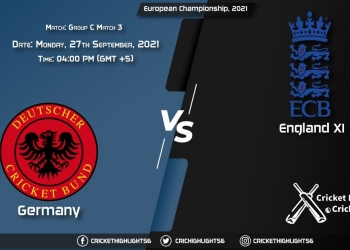 GER vs ENG XI Live Score Match 3 - Group C, Playing 11 Live Match Today, September 27, 2021, European Championship, 2021