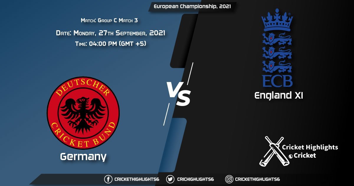 GER vs ENG XI Live Score Match 3 - Group C, Playing 11 Live Match Today, September 27, 2021, European Championship, 2021