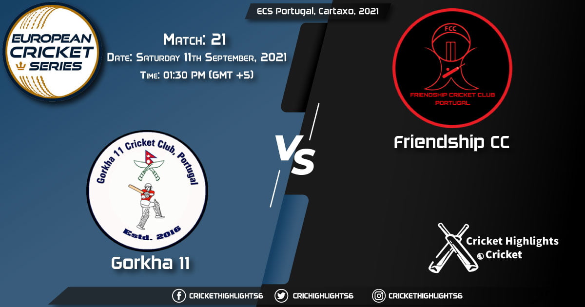 GOR vs FRD Live Score Match 21, Playing 11 Live Match Today, September 11, 2021, ECS Portugal, Cartaxo, 2021