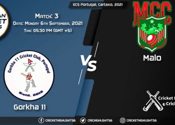 GOR vs MAL Live Score Match 3, Playing 11 Live Match Today, September 6, 2021, ECS Portugal, Cartaxo, 2021