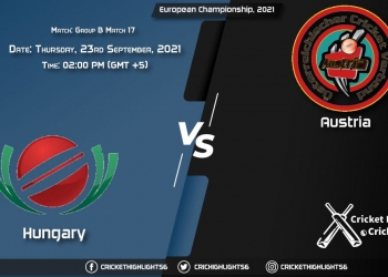 HUN vs AUT Live Score Match 17 - Group B, Playing 11 Live Match Today, September 23, 2021, European Championship, 2021