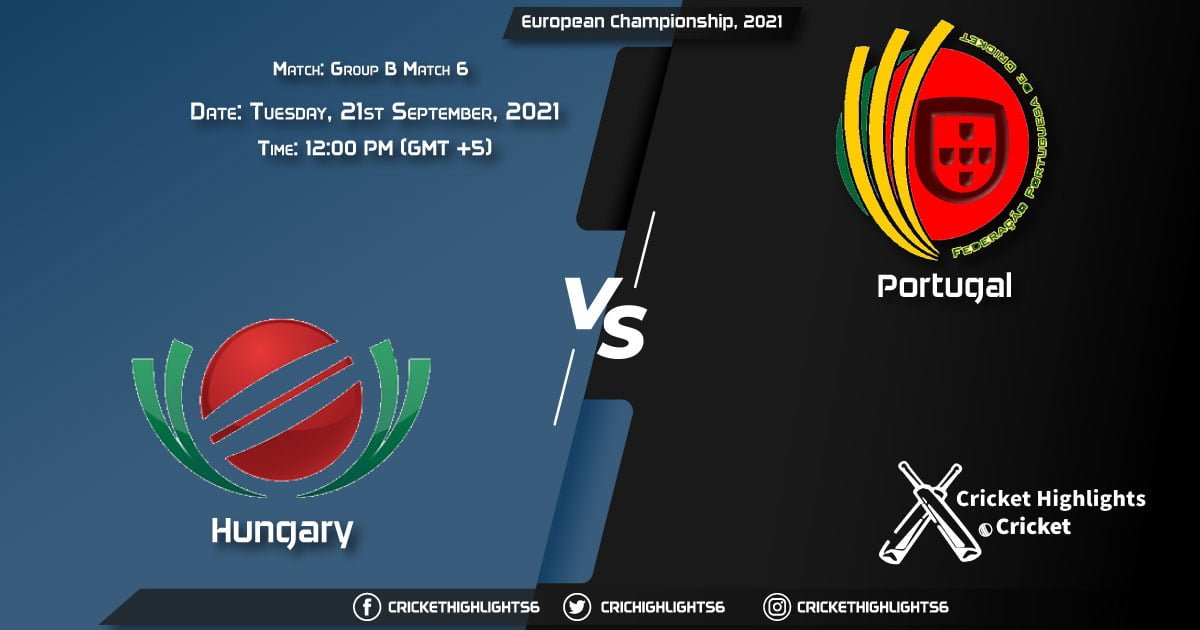 HUN vs POR Live Score Match 6 - Group B, Playing 11 Live Match Today, September 21, 2021, European Championship, 2021