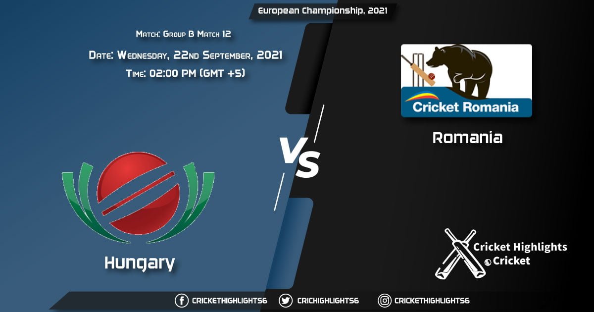 HUN vs ROM Live Score Match 11 - Group B, Playing 11 Live Match Today, September 22, 2021, European Championship, 2021