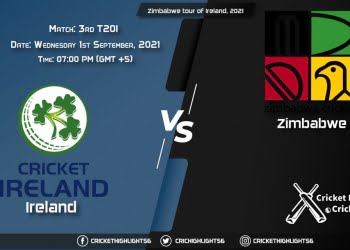 IRE vs ZIM Live Score Match 3rd T20I, Playing 11 Live Match Today, September 1, 2021, Zimbabwe tour of Ireland, 2021