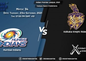 Indian Premier League, 2021, Match 34 MI vs KKR, Playing 11 & Today's Match Predictions