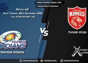 Indian Premier League, 2021, Match 42 MI vs PBKS, Playing 11 & Today's Match Predictions