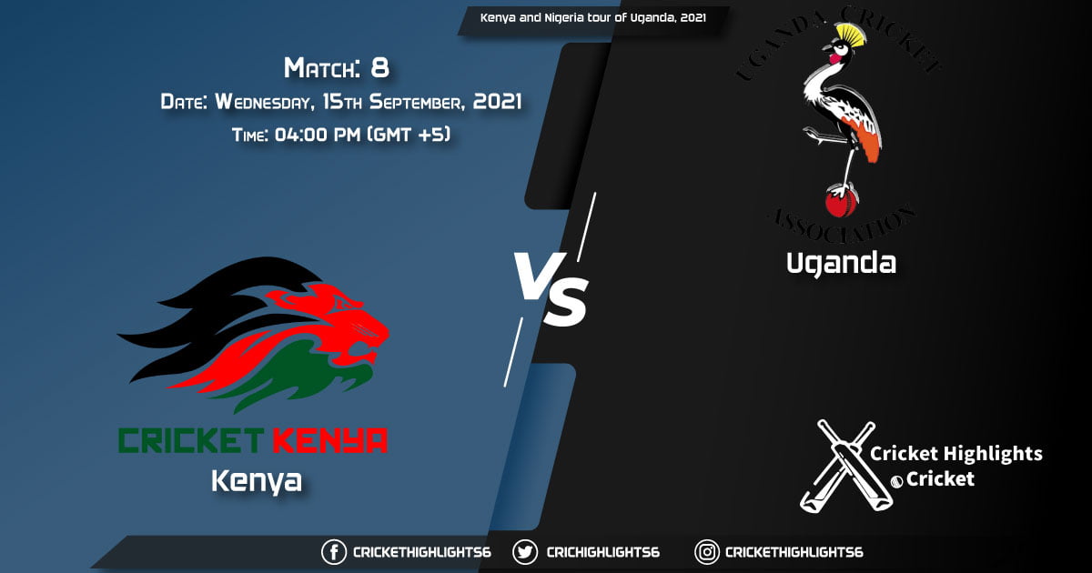 KEN vs USA Live Score Match 8, Playing 11 Live Match Today, September 15, 2021, Kenya and Nigeria tour of Uganda, 2021
