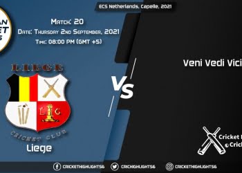 LIE vs VVV Live Score Match 20, Playing 11 Live Match Today, September 2, 2021, ECS Netherlands, Capelle, 2021