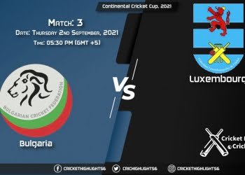 LUX vs MAL Live Score Match 3, Playing 11 Live Match Today, September 2, 2021, Continental Cricket Cup, 2021