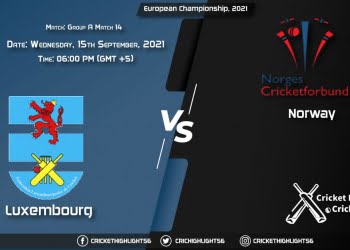 LUX vs NOR Live Score Match 14 - Group A, Playing 11 Live Match Today, September 15, 2021, European Championship, 2021