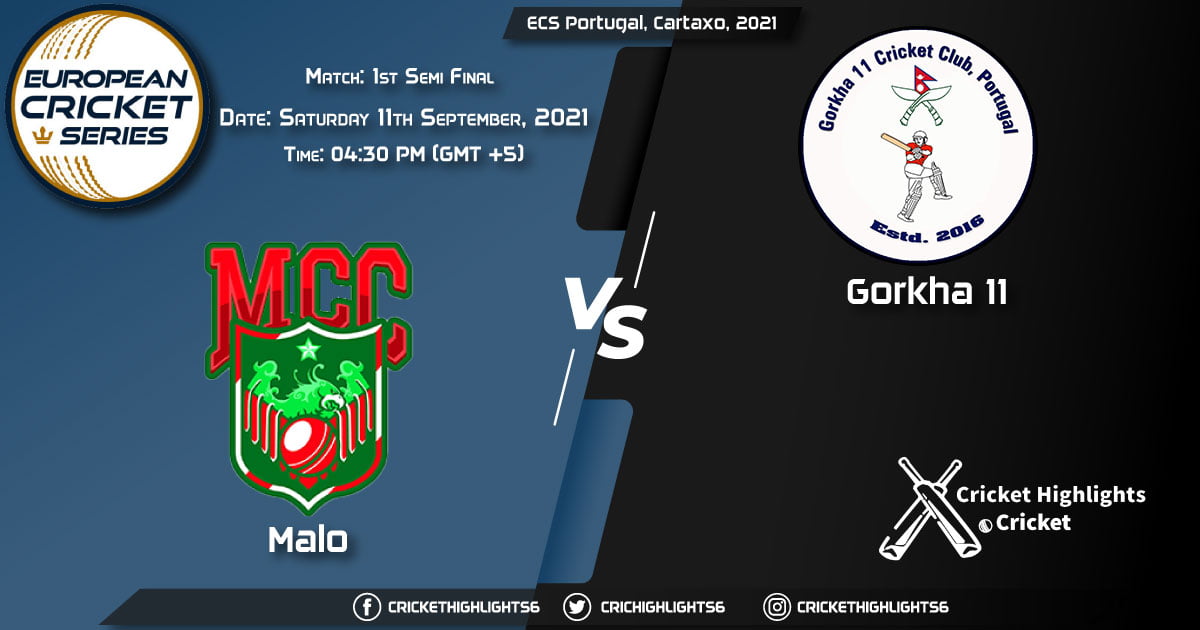 MAL vs GOR Live Score Match Semi-Final 1, Playing 11 Live Match Today, September 11, 2021, ECS Portugal, Cartaxo, 2021