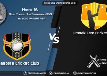 MTC vs ENC Live Score Match 16, Playing 11 Live Match Today, September 7, 2021, Kerala Club Championship, 2021