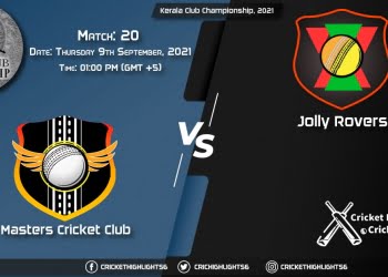 MTC vs JRO Live Score Match 20, Playing 11 Live Match Today, September 9, 2021, Kerala Club Championship, 2021