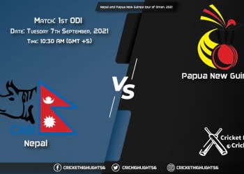 NEP vs PNG Live Score Match 1st ODI, Playing 11 Live Match Today, September 7, 2021, Nepal and Papua New Guinea tour of Oman, 2021