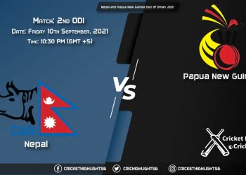 NEP vs PNG Live Score Match 2nd ODI, Playing 11 Live Match Today, September 10, 2021, Nepal and Papua New Guinea tour of Oman, 2021