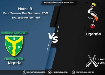 NIG vs KEN Live Score Match 9, Playing 11 Live Match Today, September 16, 2021, Kenya and Nigeria tour of Uganda, 2021