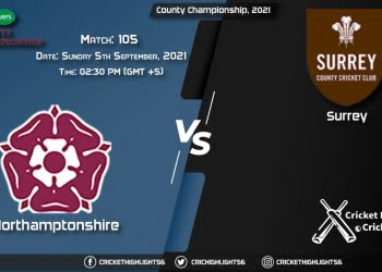 NOR vs SUR Live Score Match 105, Playing 11 Live Match Today, September 5, 2021, County Championship, 2021