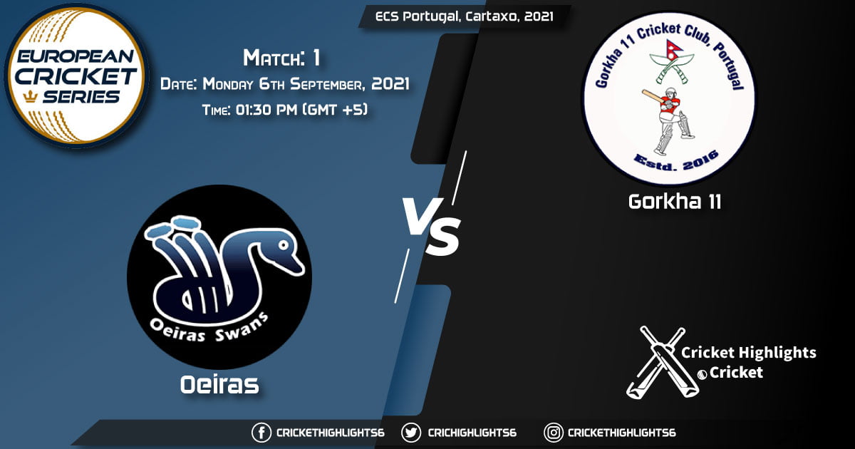 OEI vs GOR Live Score Match 1, Playing 11 Live Match Today, September 6, 2021, ECS Portugal, Cartaxo, 2021
