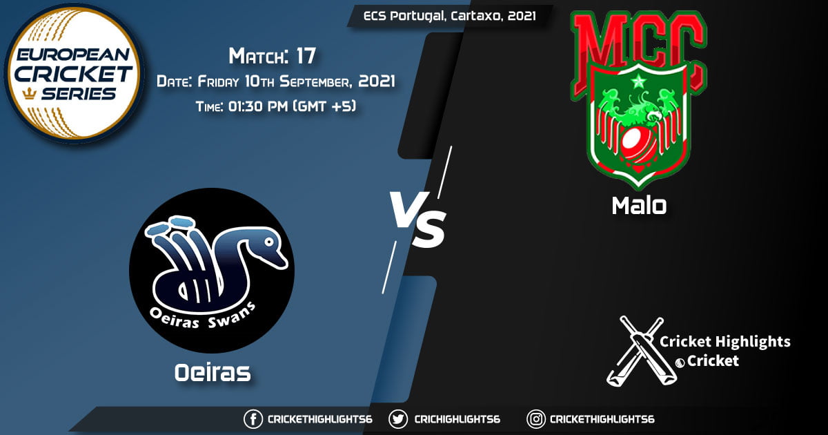 OEI vs MAL Live Score Match 17, Playing 11 Live Match Today, September 10, 2021, ECS Portugal, Cartaxo, 2021