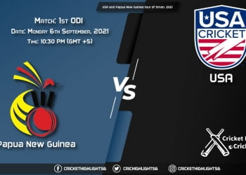 PNG vs USA Live Score Match 1st ODI, Playing 11 Live Match Today, September 6, 2021, USA and Papua New Guinea tour of Oman, 2021
